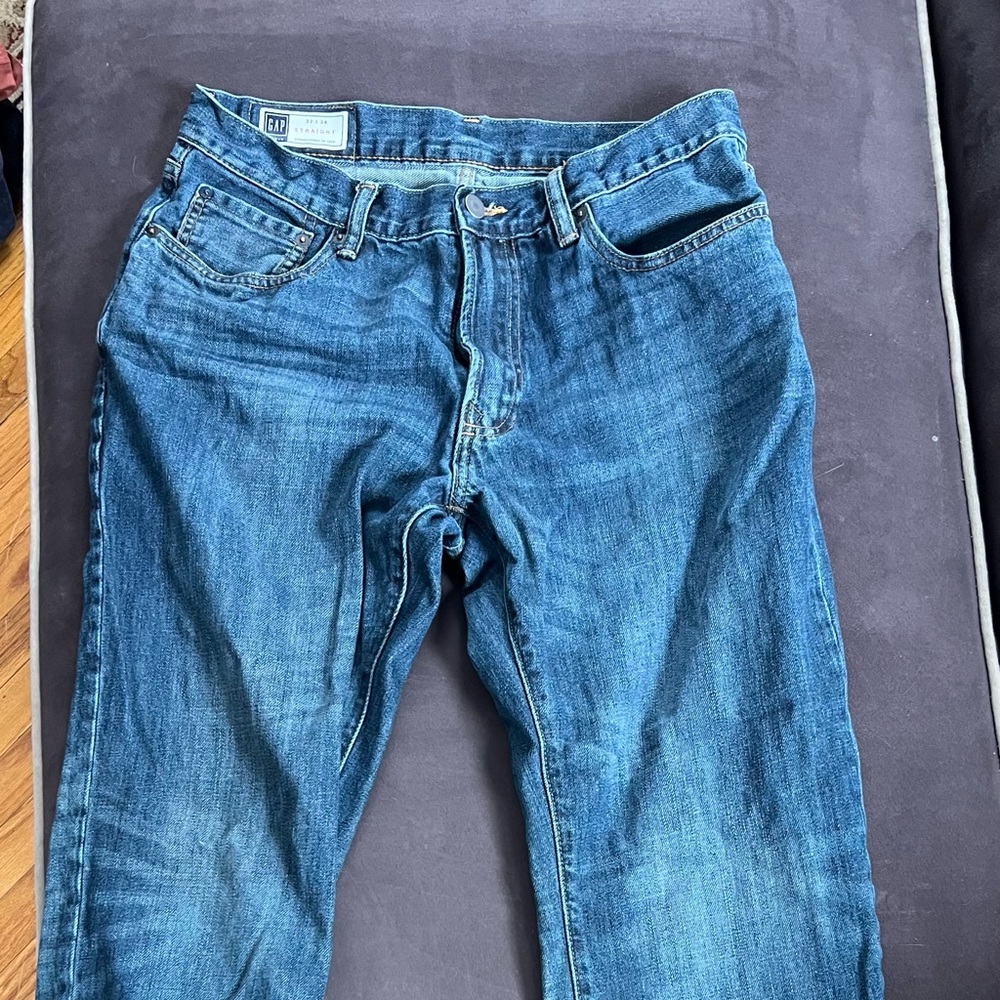 GAP Men's Classic Indigo Straight Jeans W32 L34